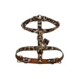Harnais Léopard en Y - Cuir vegan - Luxe & confort Harnais Léopard en Y - Cuir vegan - Luxe & confort