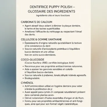 Tube de dentifrice wag and bright pour chien au beurre d'arachide