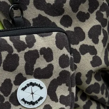 Sac de transport léopard pour chien chic jusqu'a 6 kg