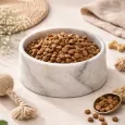 Gamelle pour chien marbre de carrare véritable - Élégance Italienne Unique Gamelle pour chien marbre de carrare véritable - Élégance Italienne Unique
