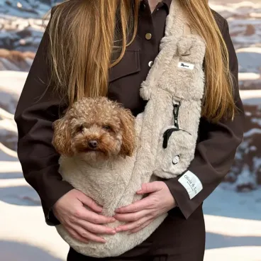 sac-chien-fluffy-beige-style-premium