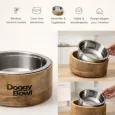 Gamelle en bambou & Inox amovible pour Chien - Doggy bowl Gamelle en bambou & Inox amovible pour Chien - Doggy bowl