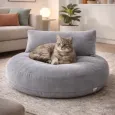 Coussin pour chien design Luna lounge Oxford grey - Laboni Coussin pour chien design Luna lounge Oxford grey - Laboni