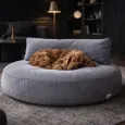 Coussin pour chien design Luna lounge Oxford grey - Laboni Coussin pour chien design Luna lounge Oxford grey - Laboni