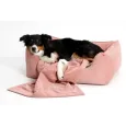 Panier pour chien en velours côtelé rose - Cocoon chic Panier pour chien en velours côtelé rose - Cocoon chic