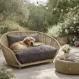 Panier pour chien design Vogue Oxford Stone - LABONI Panier pour chien design Vogue Oxford Stone - LABONI