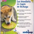 Tapis de Léchage pour Chien - Arbre de Vie - Apaisant, Anti-Stress & Ventouse Sécurisée - Sodapup