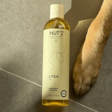 Soin pour chien apaisant huile de massage Nuz't