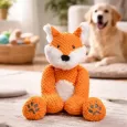 Peluche renard pour chien & chat -  Jouet doux & résistant