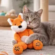 Peluche renard pour chien & chat -  Jouet doux & résistant