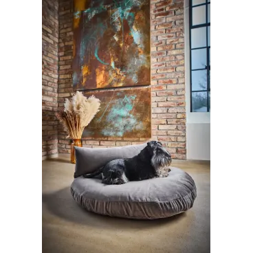 Lit pour chien Luna lounge Oxford Grey - LABONI