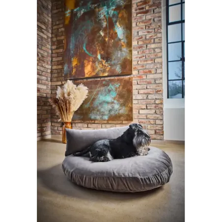 Lit pour chien Luna lounge Oxford Grey - LABONI
