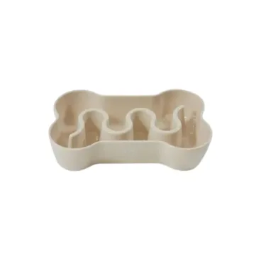 Gamelle anti-glouton Inooko beige – Vue produit seule