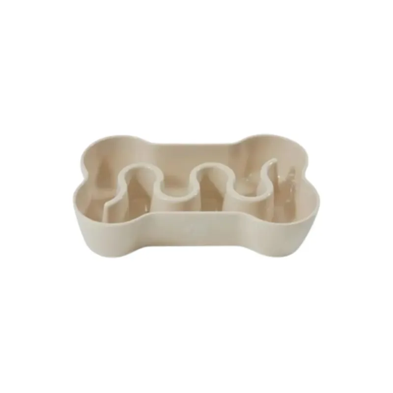 Gamelle Anti-Glouton Beige – Inooko | Pour une Alimentation Plus Saine et Ludique