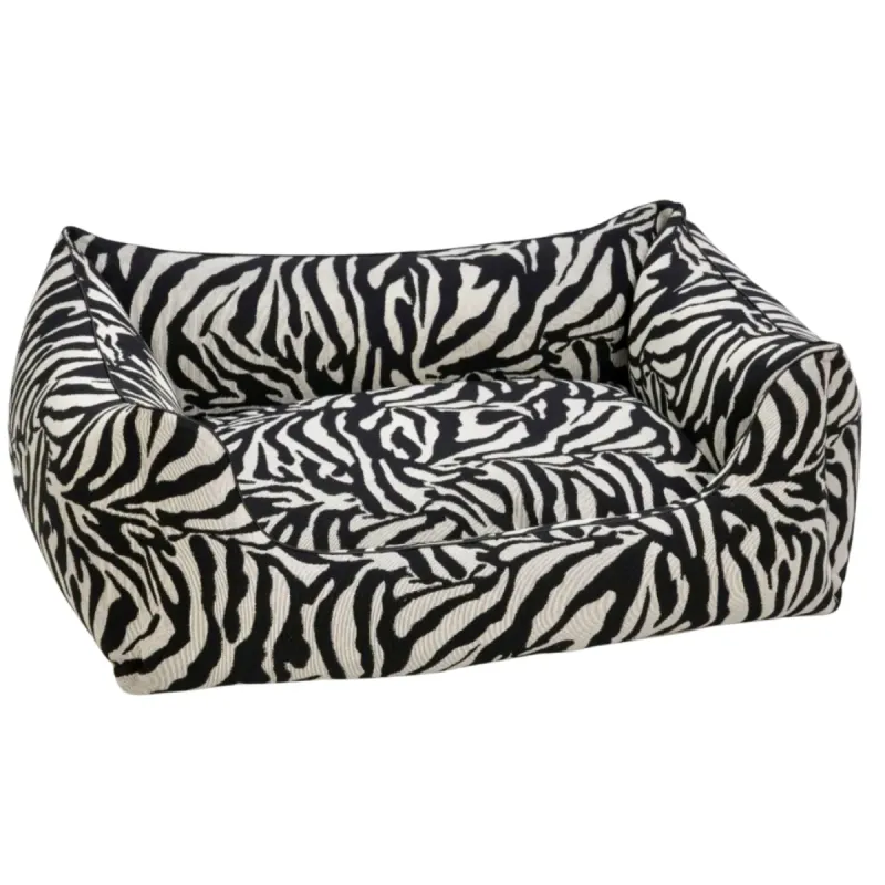 Panier design Zèbre pour chien - Finitions haute couture