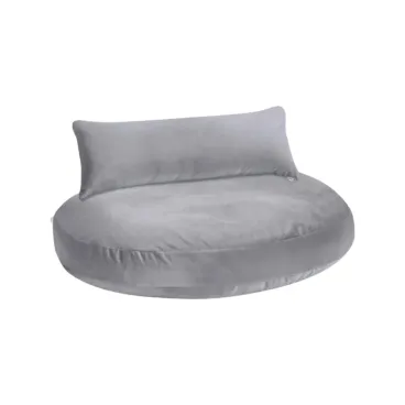 Lit Luna Lounge Laboni gris -Coussin seul vu de face